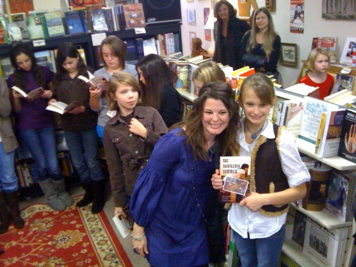 Delia with Elizabeth Thompson