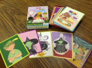 These cards were used prior to moving into Storybird.