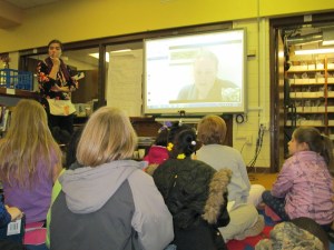 As info was learned, students wrote notes and Mrs. Shealey captured ideas on chart paper.