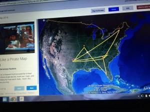 Our pirate map of connections