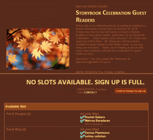 Barrow Media Center  Storybook Celebration Guest Readers