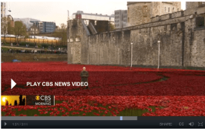 British use poppies to commemorate WWI