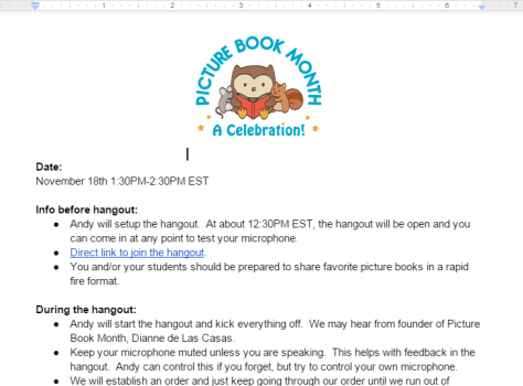 Picture Book Smackdown Notes   Google Docs