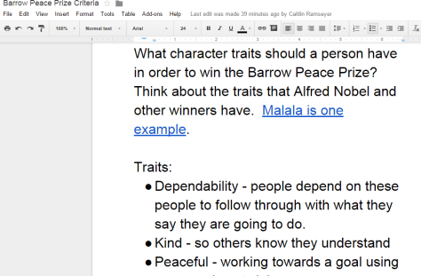 Barrow Peace Prize Criteria   Google Docs