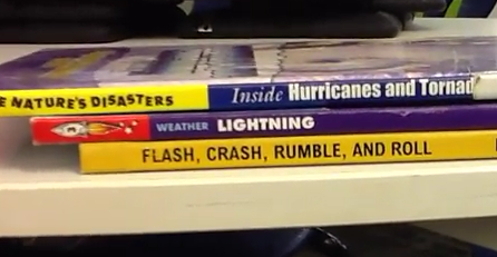 book spine poem